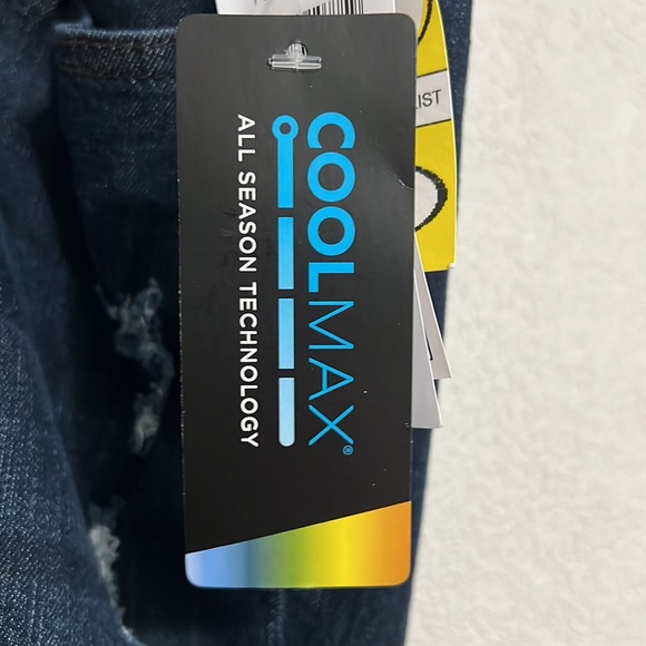 NWT Women’s Democracy Ab Solution High Rise Straight Step Hem Dark Blue Jeans - Picture 8 of 11